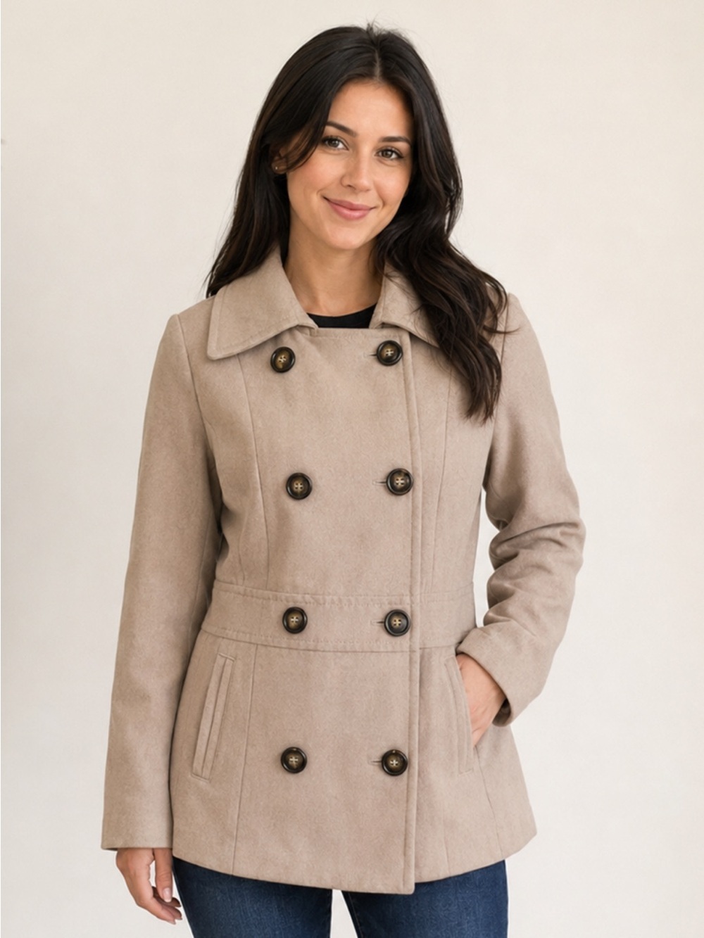 Kenneth Cole Beautiful Wool blend Pea coat